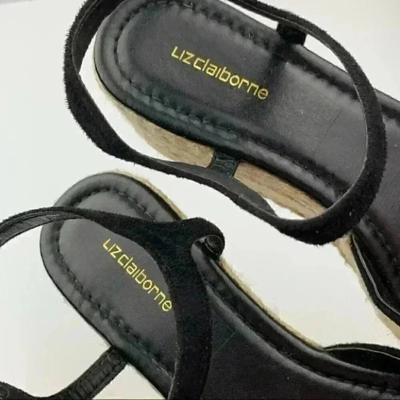 Liz Claiborne sandals sz 7 espadrilles Flatforms - Picture 9 of 13